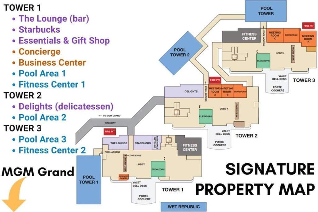 32Nd Flr Penthouse @Mgm Signature 1Bed, No Fee Las Vegas Exteriör bild