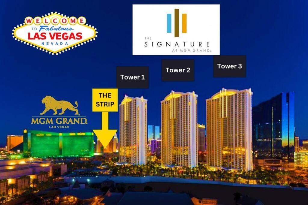 32Nd Flr Penthouse @Mgm Signature 1Bed, No Fee Las Vegas Exteriör bild