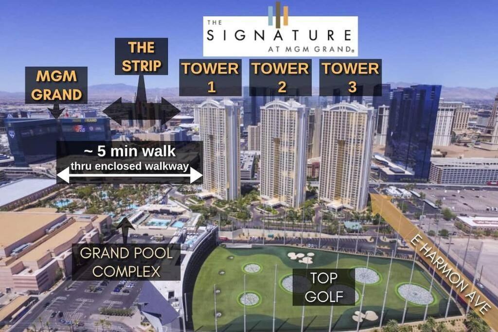 32Nd Flr Penthouse @Mgm Signature 1Bed, No Fee Las Vegas Exteriör bild